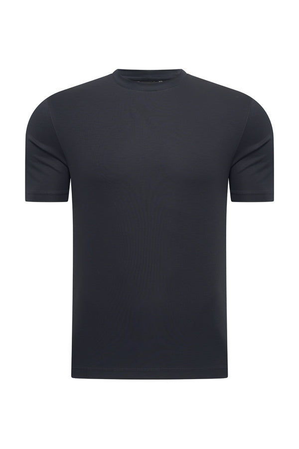Navy Blue Mercerized T-Shirt