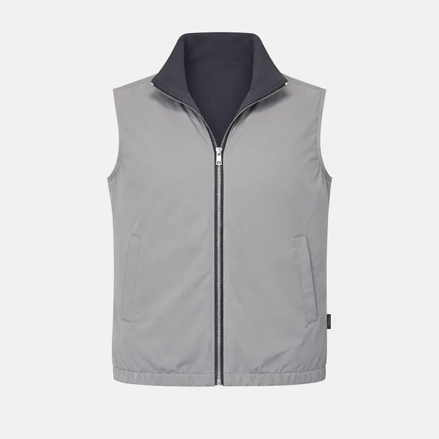 Dark Grey / Elephant Grey Reversible Gilet
