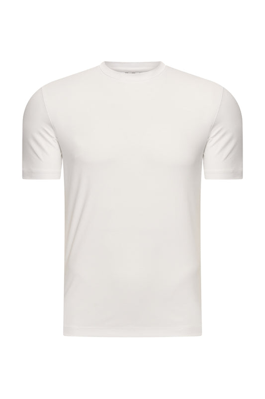 White Mercerized T-Shirt
