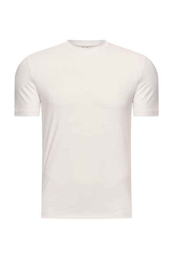 White Mercerized T-Shirt